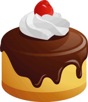 clipart-cake-a-chocolate-cake-with-whipped-cream-and-cherry