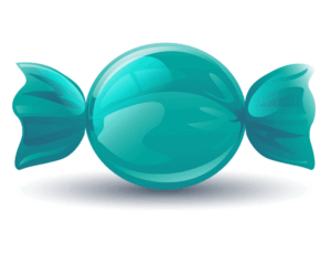 clipart-candy-a-blue-candy-with-bow-on-it