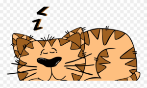 clipart-catnap-a-cat-sleeping-on-its-back-with-lightning-bolt-in-the-background