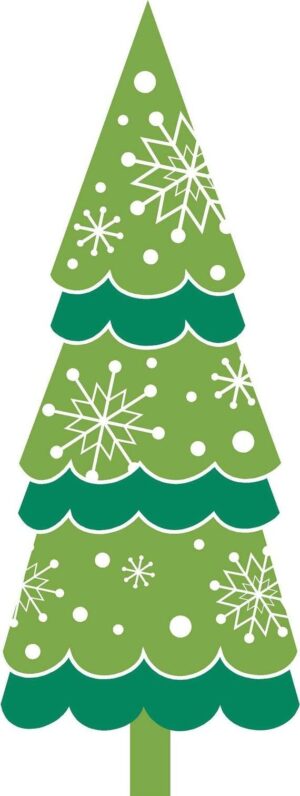 clipart-clipart-christmas-tree-a-christmas-tree-with-snowflakes