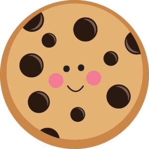 clipart-clipart-cookies-a-cookie-with-chocolate-chips-and-pink-eyes