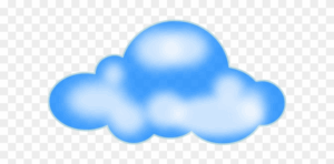 clipart-clouds-cliparts-a-blue-cloud-with-white-background-two