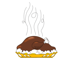 clipart-cooked-clipart-thanksgiving-turkey-a-roasting-turkey-on-plate-with-steam-rising
