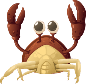 clipart-crab-clipart-a-crab-with-big-eyes-and-claw