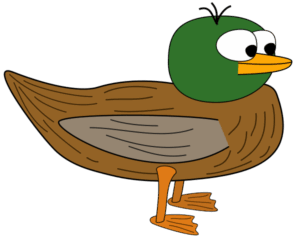 clipart-duck-a-duck-with-green-head-and-brown-beak