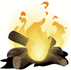 clipart-fire-a-fire-with-flames-coming-out-of-it