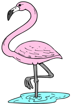 clipart-flamingo-clipart-a-pink-flaming-standing-in-water