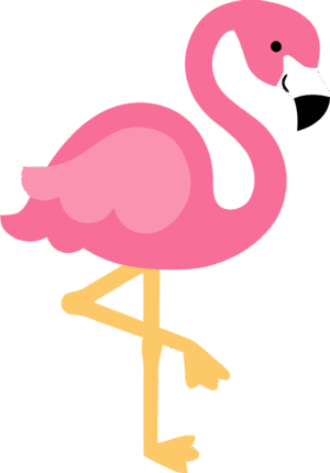 clipart-flamingo-clipart-a-pink-flamingo-standing-on-black-background