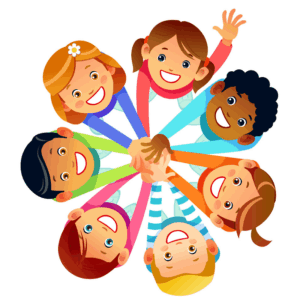 clipart-friends-a-group-of-children-holding-hands-in-circle