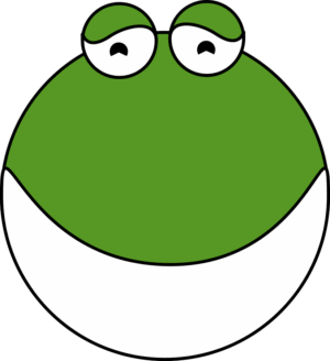 clipart-frog-clipart-a-green-frog-face-with-two-eyes