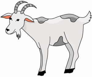 clipart-goat-clipart-a-goat-with-horns-and