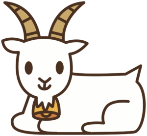 clipart-goat-clipart-a-goat-with-tie-on-its-neck