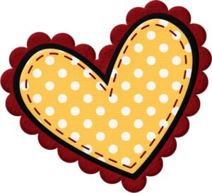 clipart-hearts-clipart-a-heart-shaped-cookie-with-polka-dots