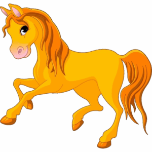 clipart-horse-a-cartoon-horse-with-long-mane