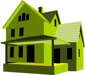 clipart-house-clipart-a-green-house-with-roof-and-chimney