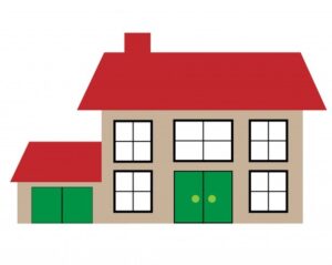 clipart-house-clipart-a-house-with-red-roof-and-green-door