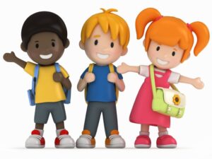 clipart-kids-three-children-with-backpacks-and