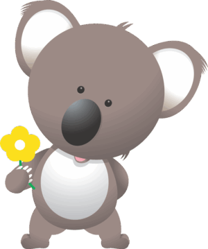 clipart-koalas-clipart-a-cartoon-kolos-bear-holding-flower