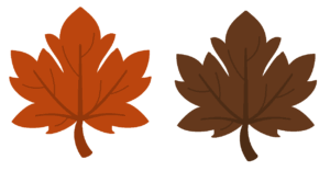 clipart-leaves-two-brown-and-orange-leaves
