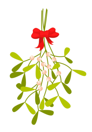 clipart-mistletoe-clipart-a-bunch-of-mist-with-red-bow-three
