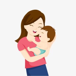 clipart-mom-a-mother-holding-her-baby-in-arms