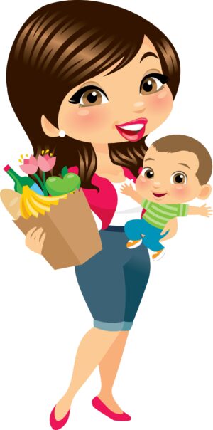 clipart-mom-a-woman-carrying-baby-in-her-arms