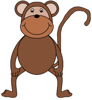 clipart-monkey-clipart-a-cartoon-monkey-with-big-nose