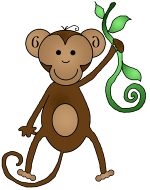 clipart-monkey-clipart-a-monkey-holding-green-leaf