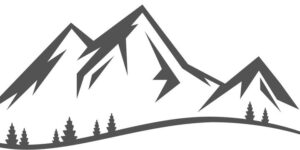 clipart-mountain-clipart-a-mountain-with-tree-and-house