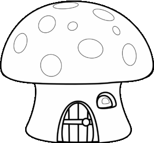 clipart-mushroom-clipart-a-mushroom-house-with-door-and-handle