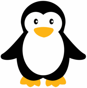 clipart-penguin-clipart-a-penguin-with-yellow-beak-and-black-feet