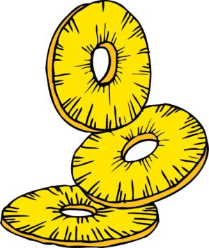 clipart-pineapple-clipart-a-cartoon-number-three-with-white-background