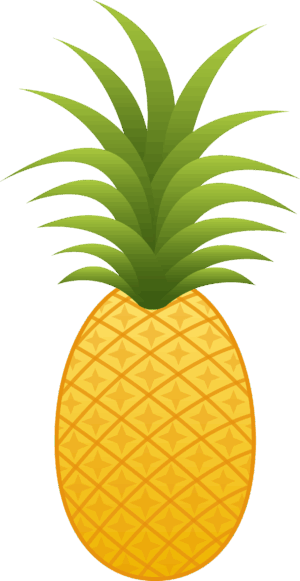 clipart-pineapple-clipart-a-pineapple-with-green-leaves-on-it