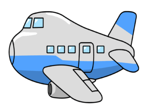 clipart-plane-a-blue-and-white-airplane-with-black-background
