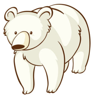 clipart-polar-bear-clipart-a-white-bear-standing-on-background