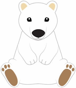 clipart-polar-bear-clipart-a-white-polar-bear-sitting-down