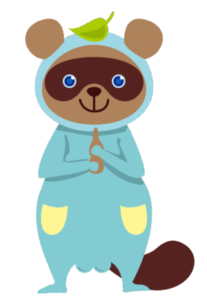 clipart-raccoon-clipart-a-cartoon-bear-wearing-blue-outfit