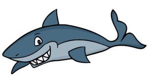 clipart-shark-a-cartoon-shark-with-big-smile