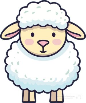 clipart-sheep-clipart-a-cartoon-sheep-with-white-face-and-black-nose