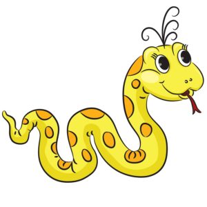 clipart-snake-clipart-a-cartoon-snake-with-worm-on-its-back