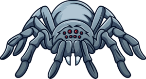 clipart-spider-a-cartoon-spider-with-red-eyes