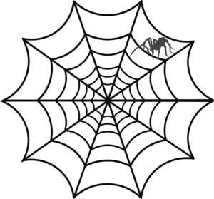 clipart-spider-web-clipart-a-spider-on-web