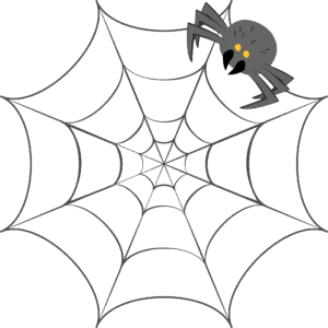 clipart-spider-web-clipart-a-spider-web-with-on-it