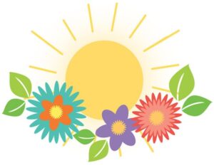 clipart-spring-clipart-a-sun-with-flowers-and-leaves