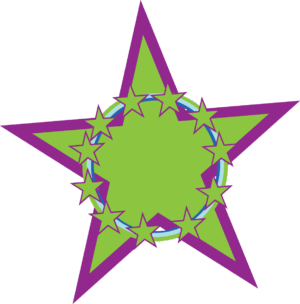 clipart-stars-a-green-star-with-purple-and-stars