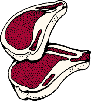 clipart-steak-clipart-a-pair-of-red-and-white-shoes