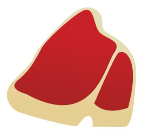 clipart-steak-clipart-a-piece-of-bread-with-red-and-white-color
