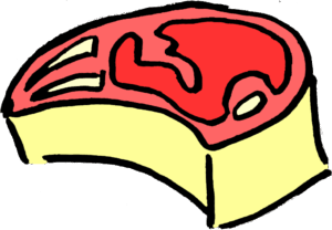 clipart-steak-clipart-a-red-and-yellow-brain