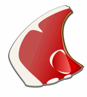 clipart-steak-clipart-a-red-meat-steak-on-black-background
