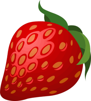clipart-strawberry-clipart-a-strawberry-with-green-leaf-on-it